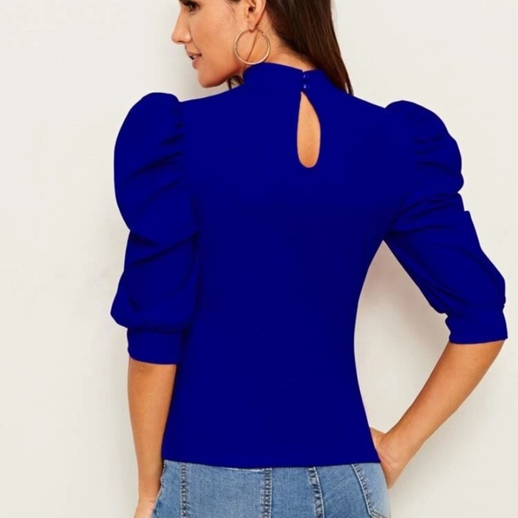 🎉HOST PICK🎉🌺🌺Exaggerated Puff Sleeve Blouse🌺🌺 - Picture 4 of 11